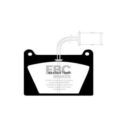 EBC DP4627R Yellowstuff Brake Pads Front
