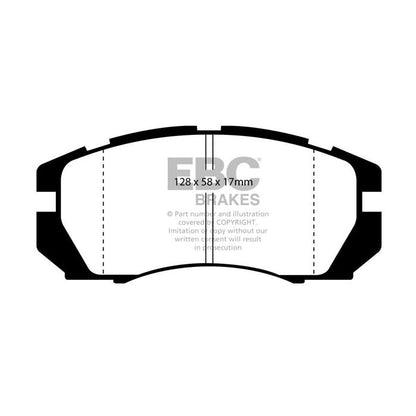 EBC DP9966 Orangestuff Brake Pads Front