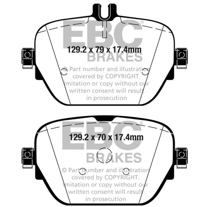 EBC DP22314 Greenstuff 2000 Brake Pads Rear