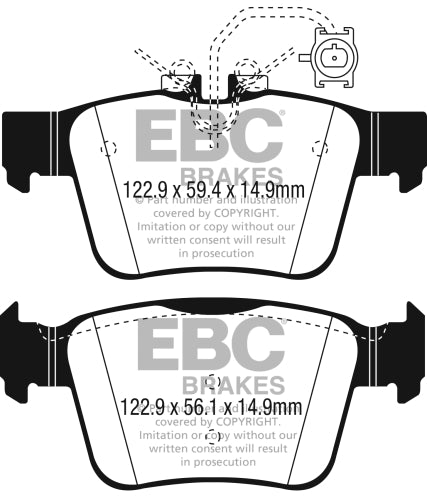 EBC DP52315NDX BLUESTUFF RACE BRAKE PADS