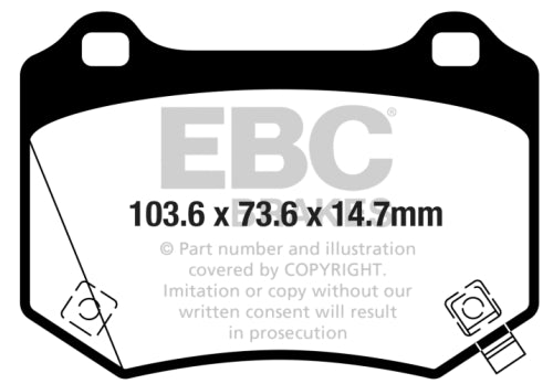 EBC DP52361NDX BLUESTUFF RACE BRAKE PADS