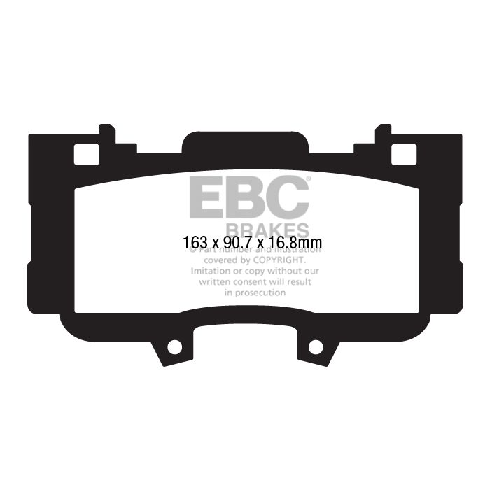EBC DP83042RP1 RP1 Brake Pads Front