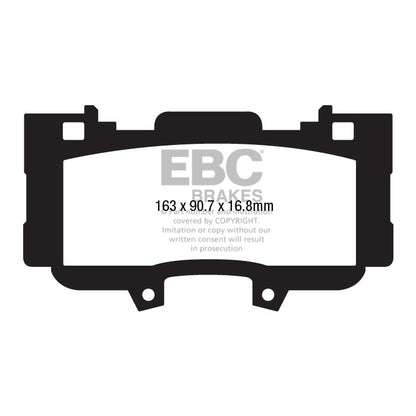 EBC DP83042RP1 RP1 Brake Pads Front