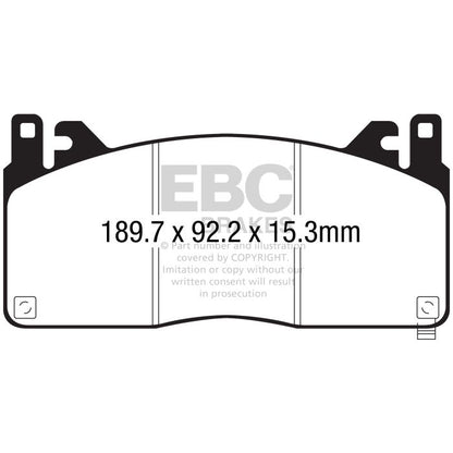 EBC DP83055RPX RPX Brake Pads Front