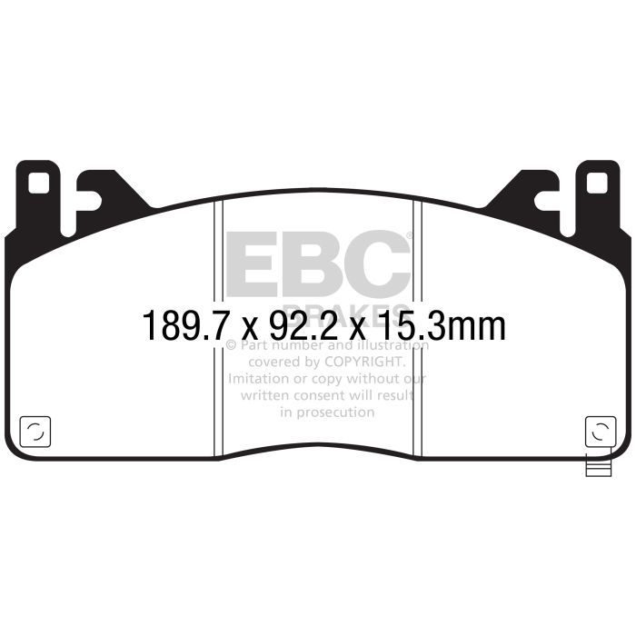 EBC DP83055RP1 RP1 Brake Pads Front