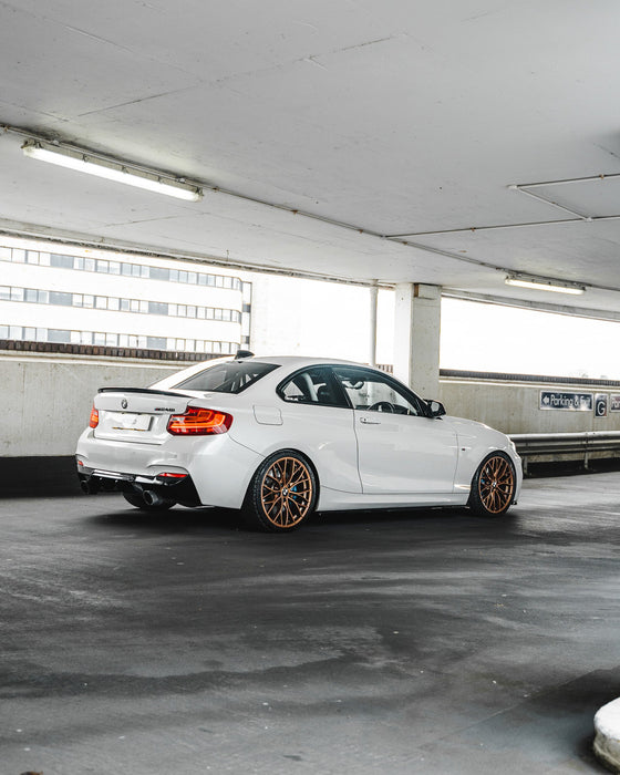 Zaero ZA-F2X-LCI-SW BMW 1 SERIES F20 F21 & 2 SERIES F22 F23 EVO-1 GLOSS BLACK SIDE SKIRTS