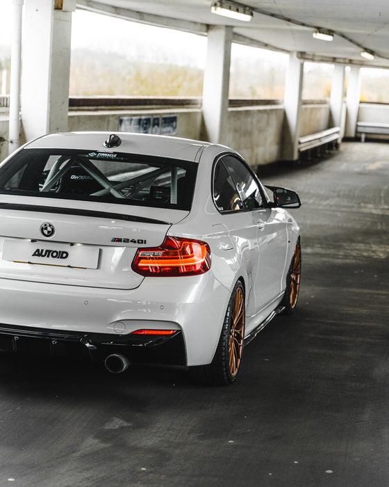 Zaero ZA-F22-DF BMW M235I & M240I F22 F23 EVO-1 GLOSS BLACK REAR DIFFUSER