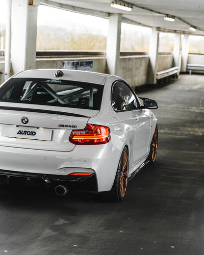 Zaero ZA-F22-DF BMW M235I & M240I F22 F23 EVO-1 GLOSS BLACK REAR DIFFUSER