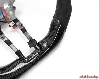 Vivid Racing VR-BMW-F8X-STRWHL-MRN BMW M2 | M3 | M4 F Series OEM Upgraded Steering Wheel Carbon Fiber Alcantara Grips