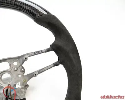 Vivid Racing VR-BMW-F8X-STRWHL-MRN BMW M2 | M3 | M4 F Series OEM Upgraded Steering Wheel Carbon Fiber Alcantara Grips