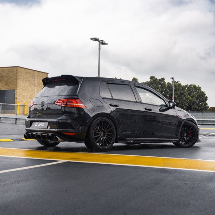 Zaero ZA-GOLF-7-GTI-DF VW GOLF GTI MK7 EVO-1 GLOSS BLACK REAR DIFFUSER