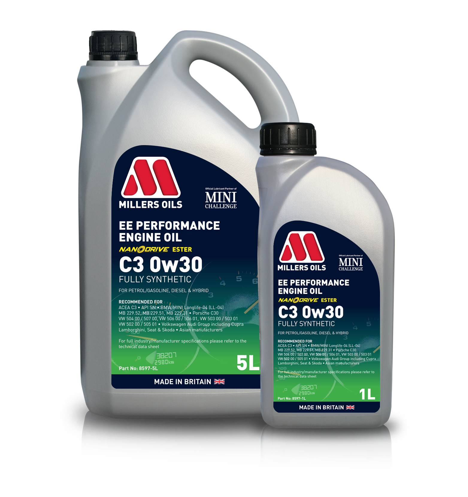 Millers Oils 8597 EE Performance C3 0w30 Engine Oil