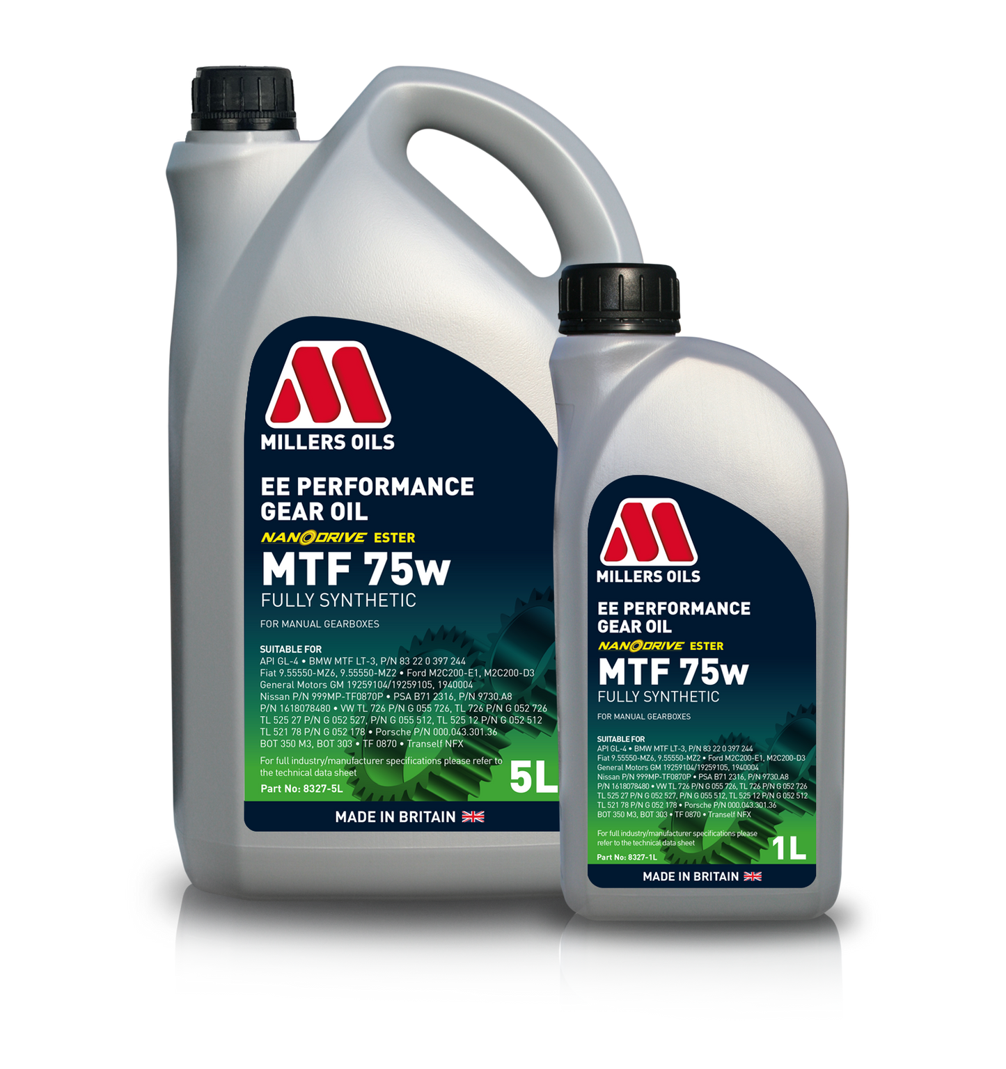 Millers Oils 8327 EE Performance MTF 75w Fully Synthetic Gear Oil