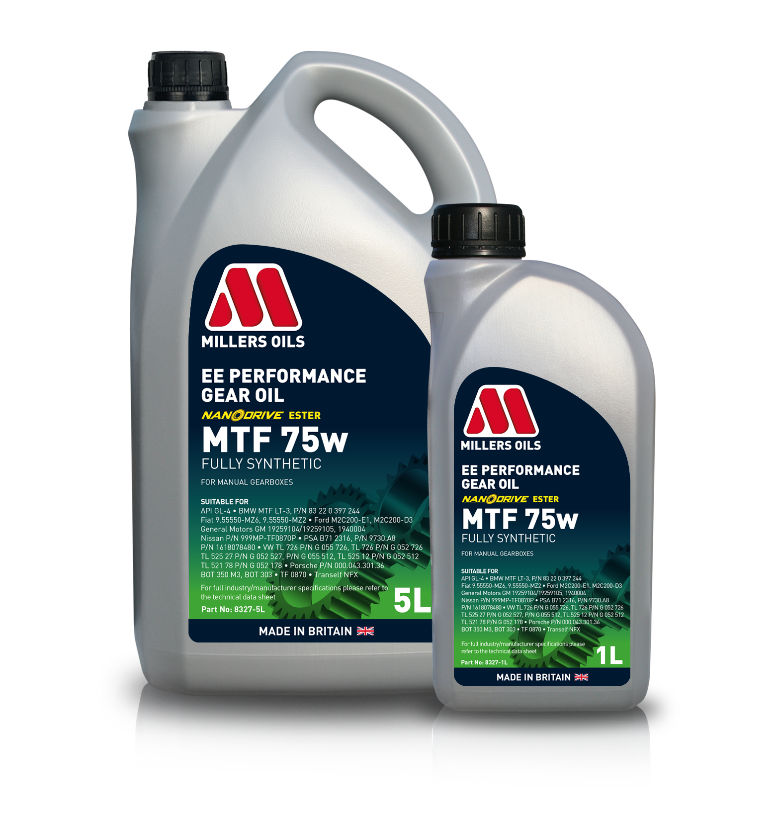 Millers Oils 8327 EE Performance MTF 75w Fully Synthetic Gear Oil