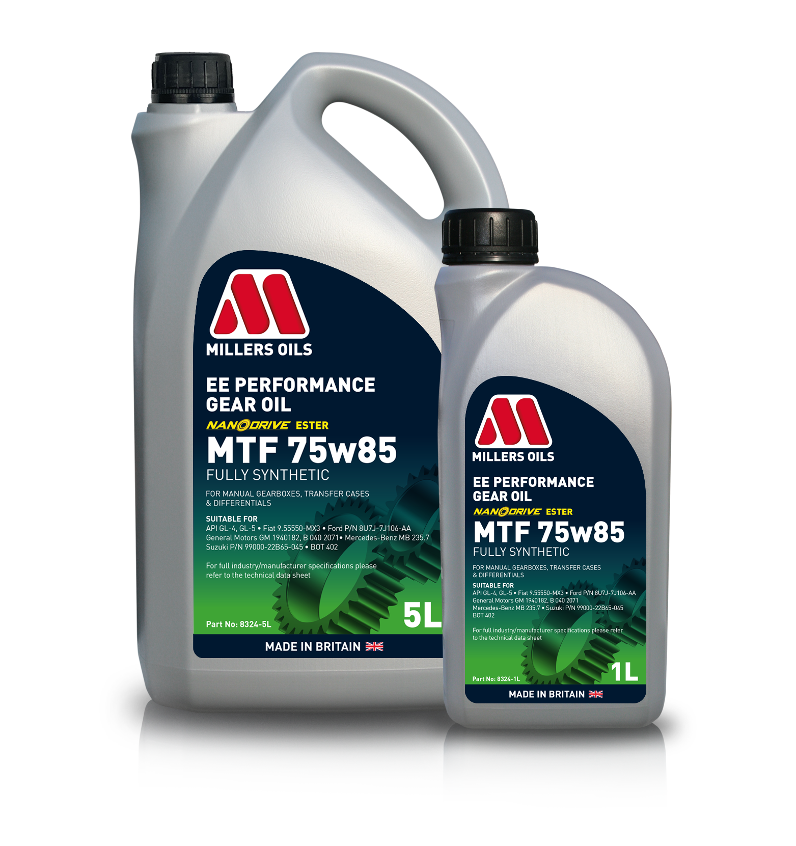 Millers Oils 8324 EE Performance MTF 75w85 Fully Synthetic Gear Oil