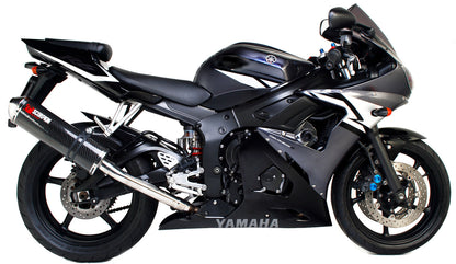 Scorpion EYA68CEO Factory Oval Slip-on - Carbon Fibre Sleeve - YZF 600 R6 - 2003 - 2005