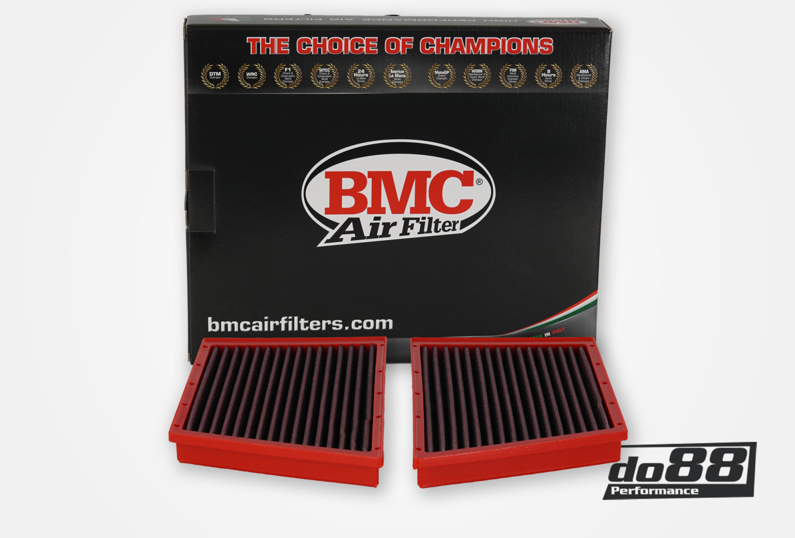 DO88 FB01075 Porsche 992, BMC Model Adapted Air Filter