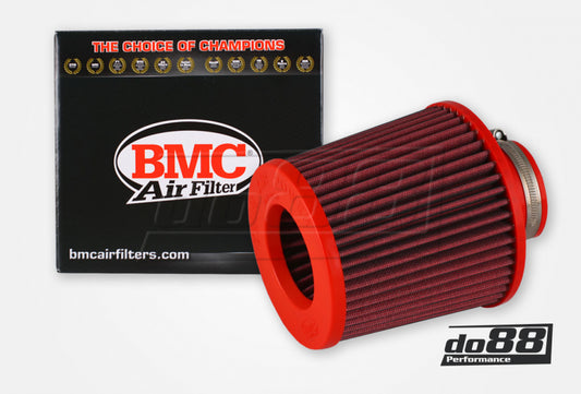 DO88 FBTW80-140P BMC Twin Air Conical Air Filter, Connection 80mm, Length 140mm