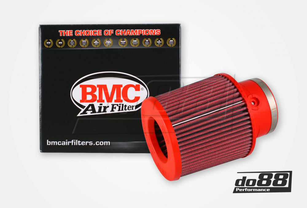 DO88 FBTW90-130P BMC Twin Air Conical Air Filter, Connection 90mm, Length 130mm Connection for Bosch sensor