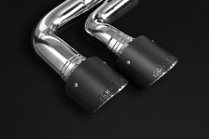 Capristo 02PO07703017 Porsche 536 Cayenne S 2.9 BiTurbo (19+) Valved Exhaust with Mid-Silencer Delete and Carbon Tips (CES3) 