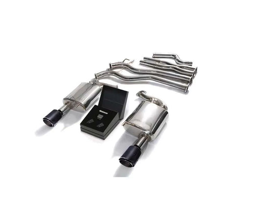 Valvetronic Exhaust System Ford Mustang GT V8 Convertible with Carbon Tips | ML Performance Car Parts