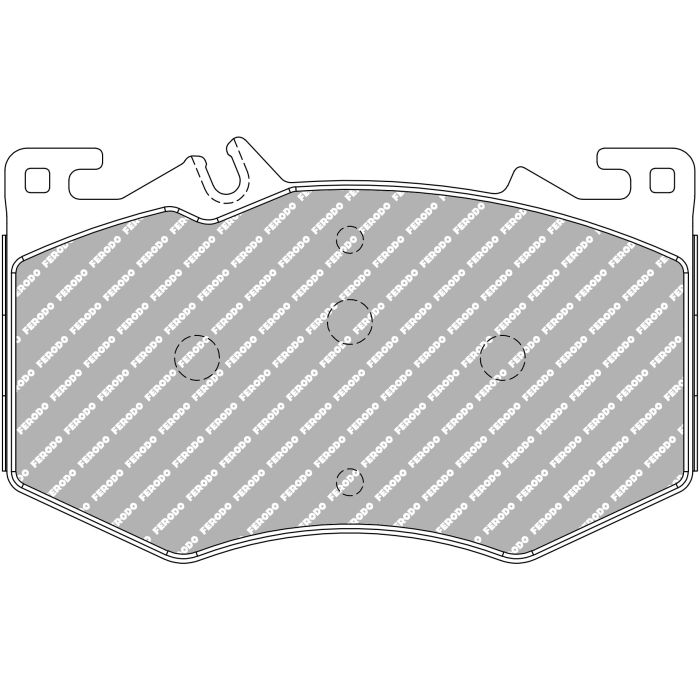 EBC FERFRP3166H Ferodo DS2500 Brake Pads Front
