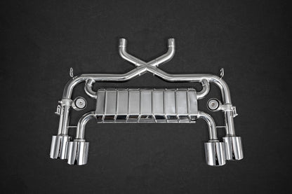 Capristo 02JA02803032 Jaguar F-Type V8S Valved Exhaust with Sports Cats 100 Cell and X Pipe (CES3) 