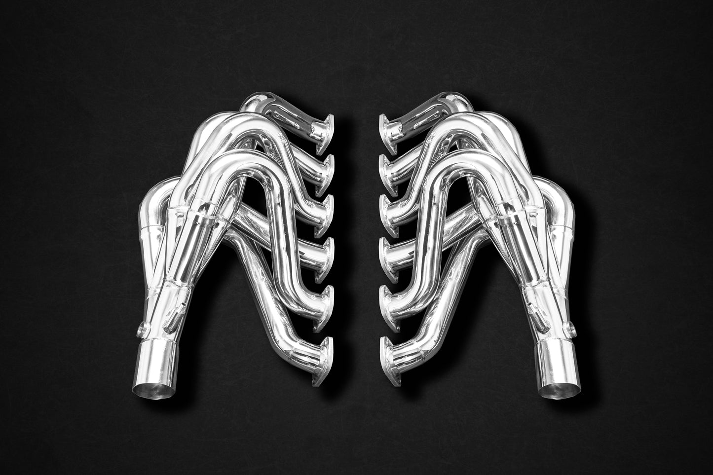 Capristo 02FE06503001 Ferrari F50 Full Exhaust with Headers, Cat Delete, and X-Pipe Muffler (incl. Remote Kit) 