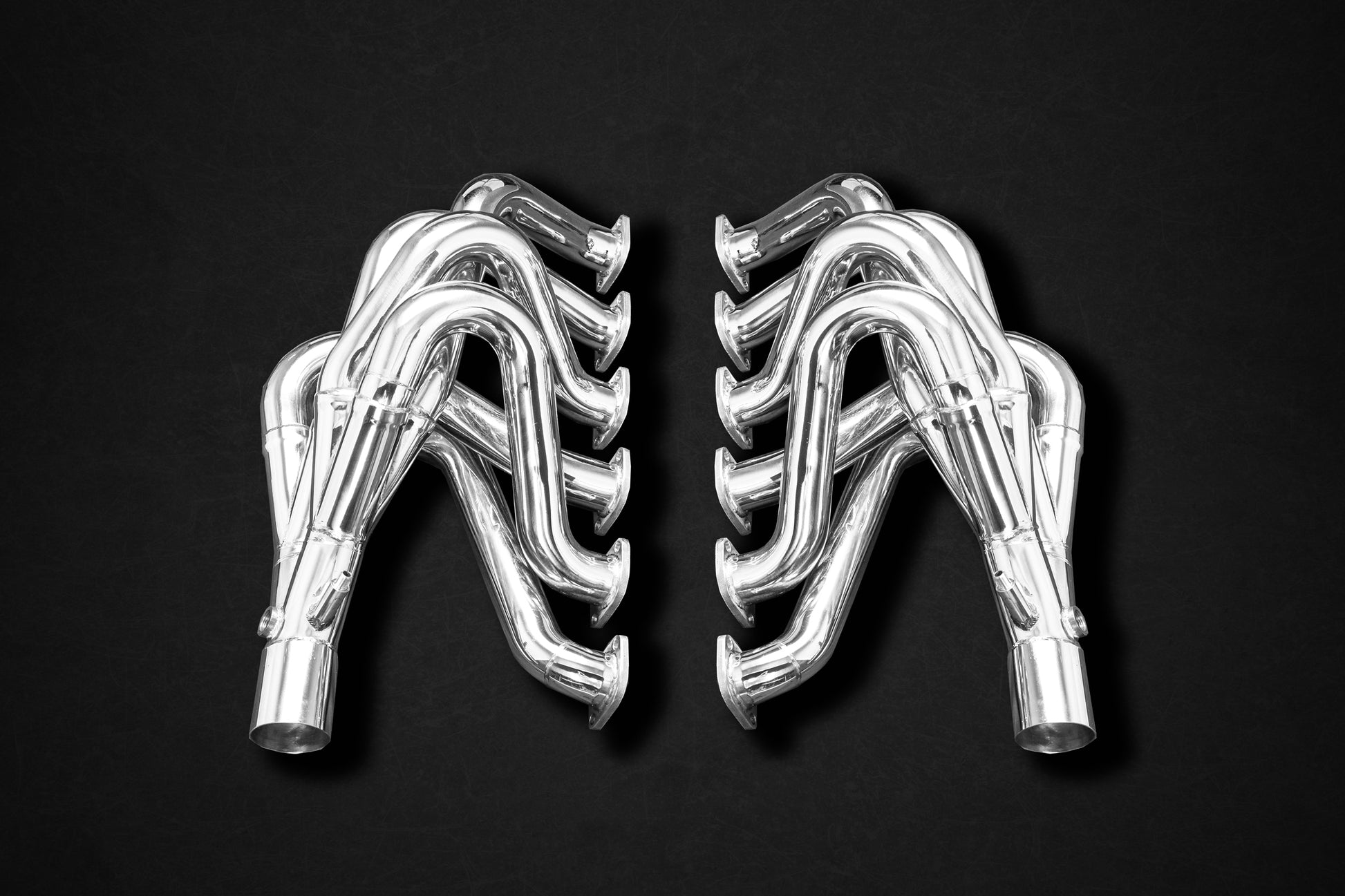 Capristo 02FE06503001 Ferrari F50 Full Exhaust with Headers, Cat Delete, and X-Pipe Muffler (incl. Remote Kit) 