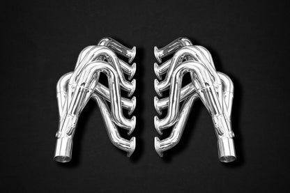 Capristo 02FE06503001 Ferrari F50 Full Exhaust with Headers, Cat Delete, and X-Pipe Muffler (incl. Remote Kit) 