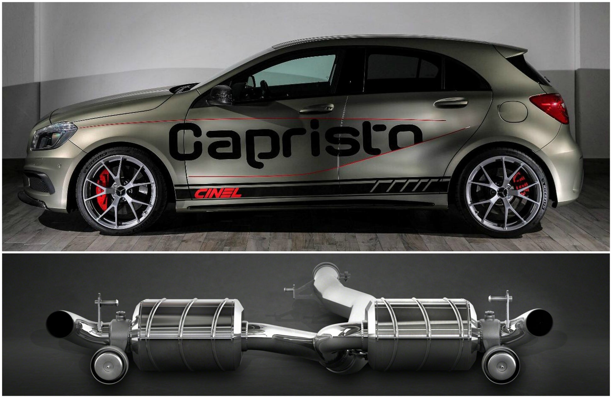 Capristo 02MB08403015 Mercedes AMG GLA45 Valved Exhaust (CES3) 