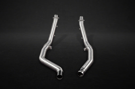 Capristo 02MB09103008 Mercedes GLE (4.7/5.5 V8) Cat Delete Pipes (for OEM) 