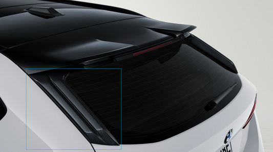 Genuine BMW 51125A85299-51125A852A0 G61 G99 5-Series Touring M Performance Carbon Fibre Rear Fins - Pair