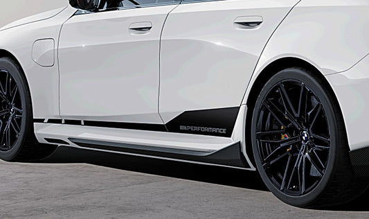 Genuine BMW 51775A70D63-51775A70D64 G90 G99 M5 M Performance Carbon Fibre Side Skirt Attachment Set
