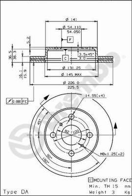 FEBI BILSTEIN FE173122 Disc Brake Caliper Repair Kit