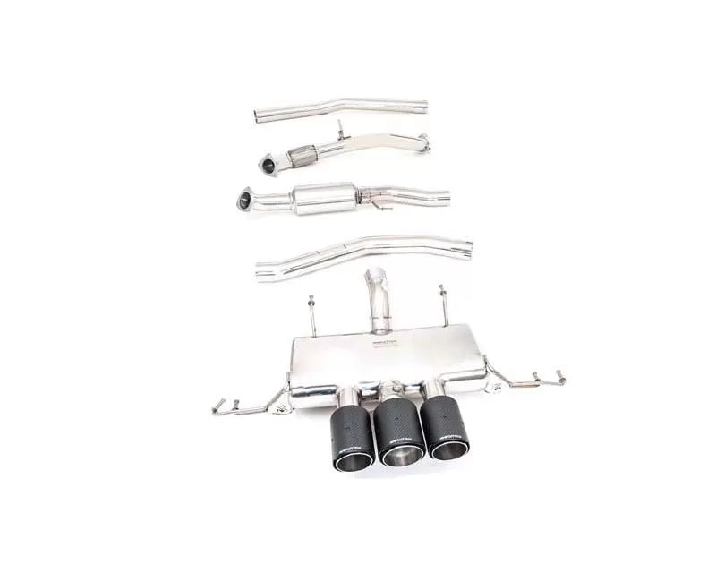 Stainless Steel Valvetronic Exhaust System Honda Civic FL5 Type-R 2.0L Turbo with Carbon Tips | ML Performance Car Parts
