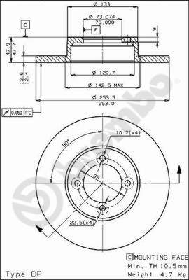 FEBI BILSTEIN FE107228 Disc Brake Caliper Repair Kit