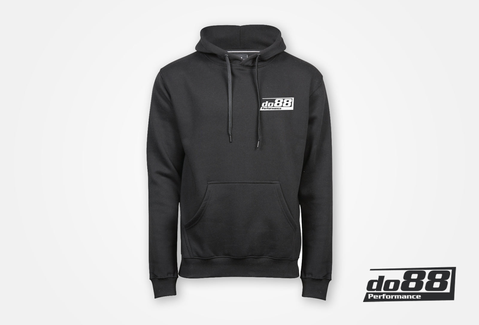 DO88 Hoodie-Black-L Black Hoodie by do88, Large