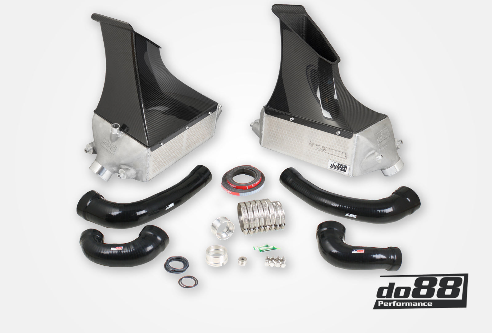 DO88 ICM-270-OEM Porsche 911 Turbo (991) Intercooler kit MERA for OEM Y-pipe