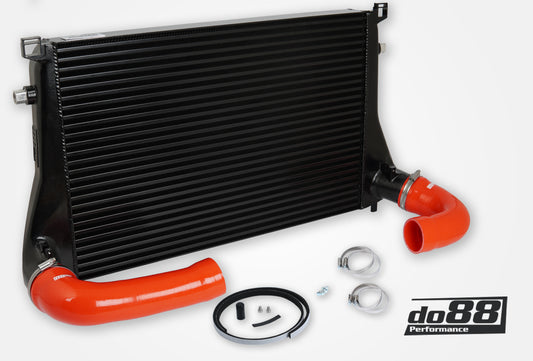 DO88 ICM-300-R AUDI SEAT SKODA VW 1.8 / 2.0 TSI (MQB) Intercooler, red hoses