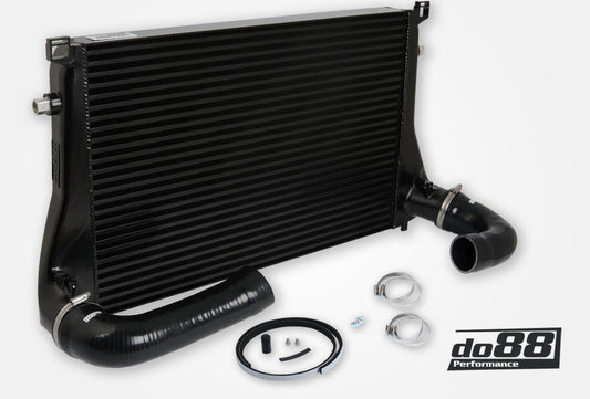 DO88 ICM-300-S AUDI SEAT SKODA VW 1.8 / 2.0 TSI (MQB) Intercooler, Black hoses