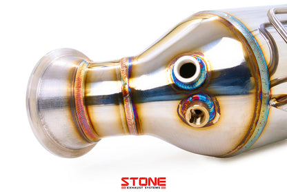 Stone Exhaust Mercedes-Benz M139 W/S/C206 Eddy Catalytic Downpipe (Inc. C43)