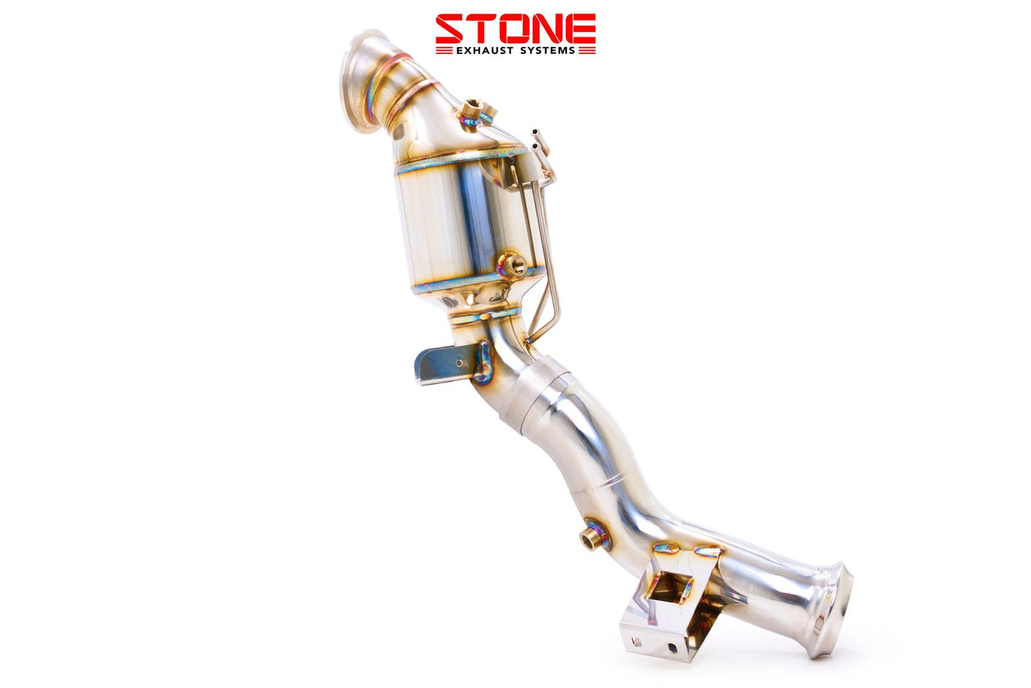 Stone Exhaust Mercedes-Benz M139 W/S/C206 Eddy Catalytic Downpipe (Inc. C43)