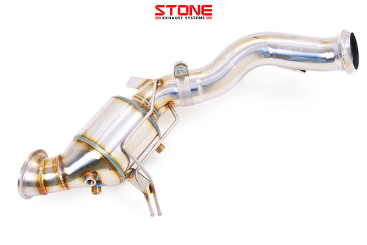 Stone Exhaust Mercedes-Benz M139 W/S/C206 Eddy Catalytic Downpipe (Inc. C63)