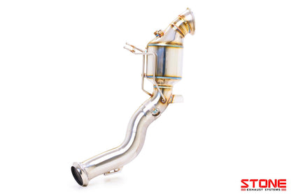 Stone Exhaust Mercedes-Benz M139 W/S/C206 Eddy Catalytic Downpipe (Inc. C43)