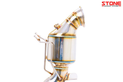 Stone Exhaust Mercedes-Benz M139 W/S/C206 Eddy Catalytic Downpipe (Inc. C43)