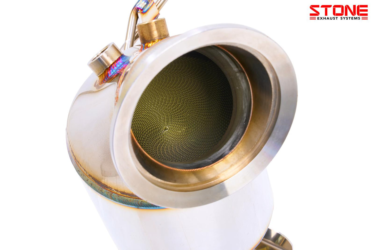 Stone Exhaust Mercedes-Benz M139 W/S/C206 Eddy Catalytic Downpipe (Inc. C43)