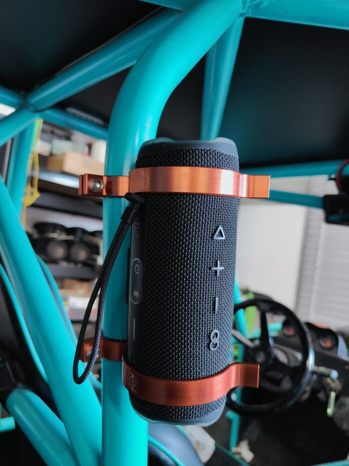 VTT Billet Roll Bar Mounts for JBL Flip 3-6, Helmet, etc