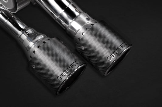Capristo 02AU09403001 Audi S8 (D4) Valved Exhaust, Mid Pipes, and Carbon Tips (CES3) 