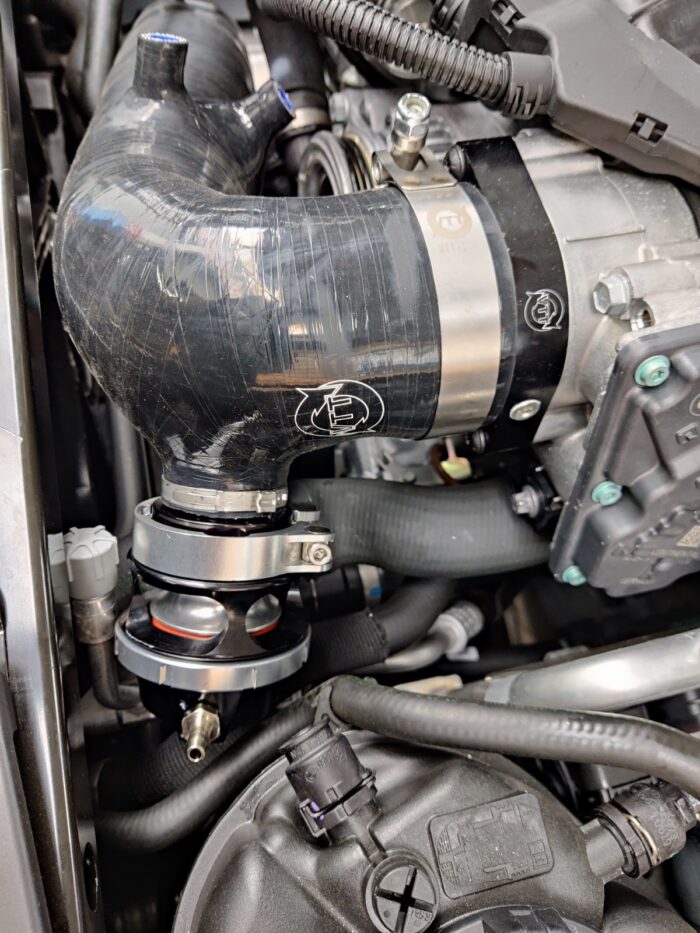 VTT-A90-CP-BOV A90/91 Supra Single Piece Silicone Charge Pipe BOV Version